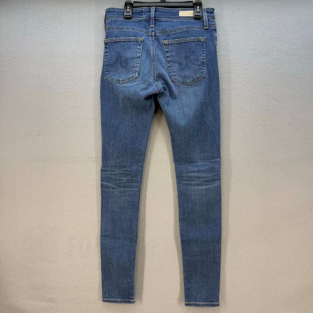 AG-ED Denim Jeans Women's 26R The Farrah Skinny Blue Adriano Goldschmied Preppy - Picture 2 of 13